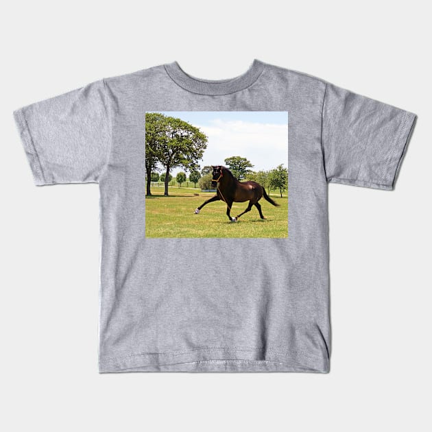 Watch Me Fly Kids T-Shirt by BecauseofHorses